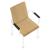 Moon Conference Chair w/Shell in Wood & Four-Leg Steel Frame w/Integrated Armrests