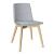 Twist & Sit PU Conference Chair w/Steel Frame & Wood Base on Glides