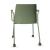 Polytone L Conference Chair w/Plastic Shell & Powder-Coated Steel 4-Leg Frame w/Armrests on Castors