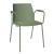 Polytone L Set of Conference Chairs w/Plastic Shell & Powder-Coated Steel 4-Leg Frame w/Armrests on Glides