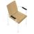 Moon Set of Conference Chairs w/Shell in Wood & Powder-Coated Steel 4-Leg Frame w/Integrated Armrests