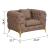 Contempo Buckle Fabric Living Room Set