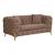 Contempo Buckle Fabric Loveseat