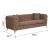 Contempo Buckle Fabric Living Room Set