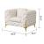 Contempo Buckle Fabric Living Room Set