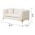 Contempo Buckle Fabric Loveseat
