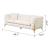 Contempo Buckle Fabric Sofa