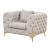 Contempo Buckle Fabric Chair