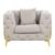 Contempo Buckle Fabric Chair