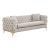 Contempo Buckle Fabric Living Room Set