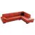625 Italian Leather Right Hand Facing Sectional