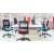 YAN_Z Office 4 Desk Bench w/Extensions