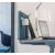 Twin Acoustic Fabric Screen for Single & Bench Desks