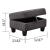 Cozy Velvet Sectional Sofa with Ottoman