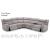 Cozy 6Pc Motion Microfiber Sectional