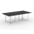 Plana Meeting Table for 8 Persons w/Grommet & Box for Power Socket