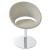 Crescent Round Swivel Dining Chair