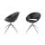 Crescent Spider Swivel Dining Chair