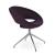 Crescent Spider Swivel Dining Chair