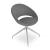 Crescent Spider Swivel Dining Chair