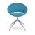 Crescent Spider Swivel Dining Chair