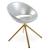 Crescent Stick Swivel Dining Chair