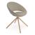 Crescent Stick Swivel Dining Chair