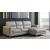 Crosby Top Grain Leather Sectional, Right Arm Chaise Facing