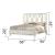 Crystal Acrylic/Wood Regular Bedroom Set