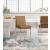 Element 37.2-inch Leatherette/Stainless Steel Counter Stool