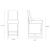 Element 37.2-inch Leatherette/Stainless Steel Counter Stool
