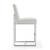 Element 37.2-inch Leatherette/Stainless Steel Counter Stool