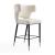 Holguin 37-inch Leatherette/Wood Counter Stool w/Tufted Back Buttons