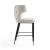 Holguin 37-inch Leatherette/Wood Counter Stool w/Tufted Back Buttons