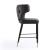 Holguin 37-inch Leatherette/Wood Counter Stool w/Tufted Back Buttons