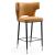 Holguin 37-inch Leatherette/Wood Counter Stool w/Tufted Back Buttons