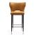Holguin 37-inch Leatherette/Wood Counter Stool w/Tufted Back Buttons