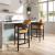 Ritz 34-inch Leatherette/Beech Wood Counter Stool