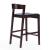 Klismos 36.75-inch Leatherette/Beech Wood Counter Stool