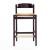 Klismos 36.75-inch Leatherette/Beech Wood Counter Stool