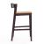 Klismos 36.75-inch Leatherette/Beech Wood Counter Stool