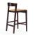 Klismos 36.75-inch Leatherette/Beech Wood Counter Stool