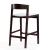Klismos 36.75-inch Leatherette/Beech Wood Counter Stool