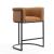 Cosmopolitan 33.8-inch Leatherette/Metal Counter Stool