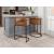 Cosmopolitan 33.8-inch Leatherette/Metal Counter Stool