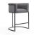 Cosmopolitan 33.8-inch Leatherette/Metal Counter Stool