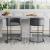 Cosmopolitan 33.8-inch Leatherette/Metal Counter Stool