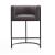 Cosmopolitan 33.8-inch Leatherette/Metal Counter Stool