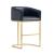 Louvre 36-inch Leatherette/Stainless Steel Counter Stool