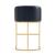 Louvre 36-inch Leatherette/Stainless Steel Counter Stool